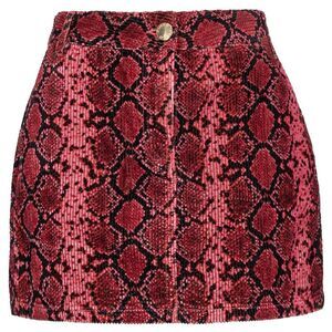 PINKO Red Cotton Women's Women's Miniskirt